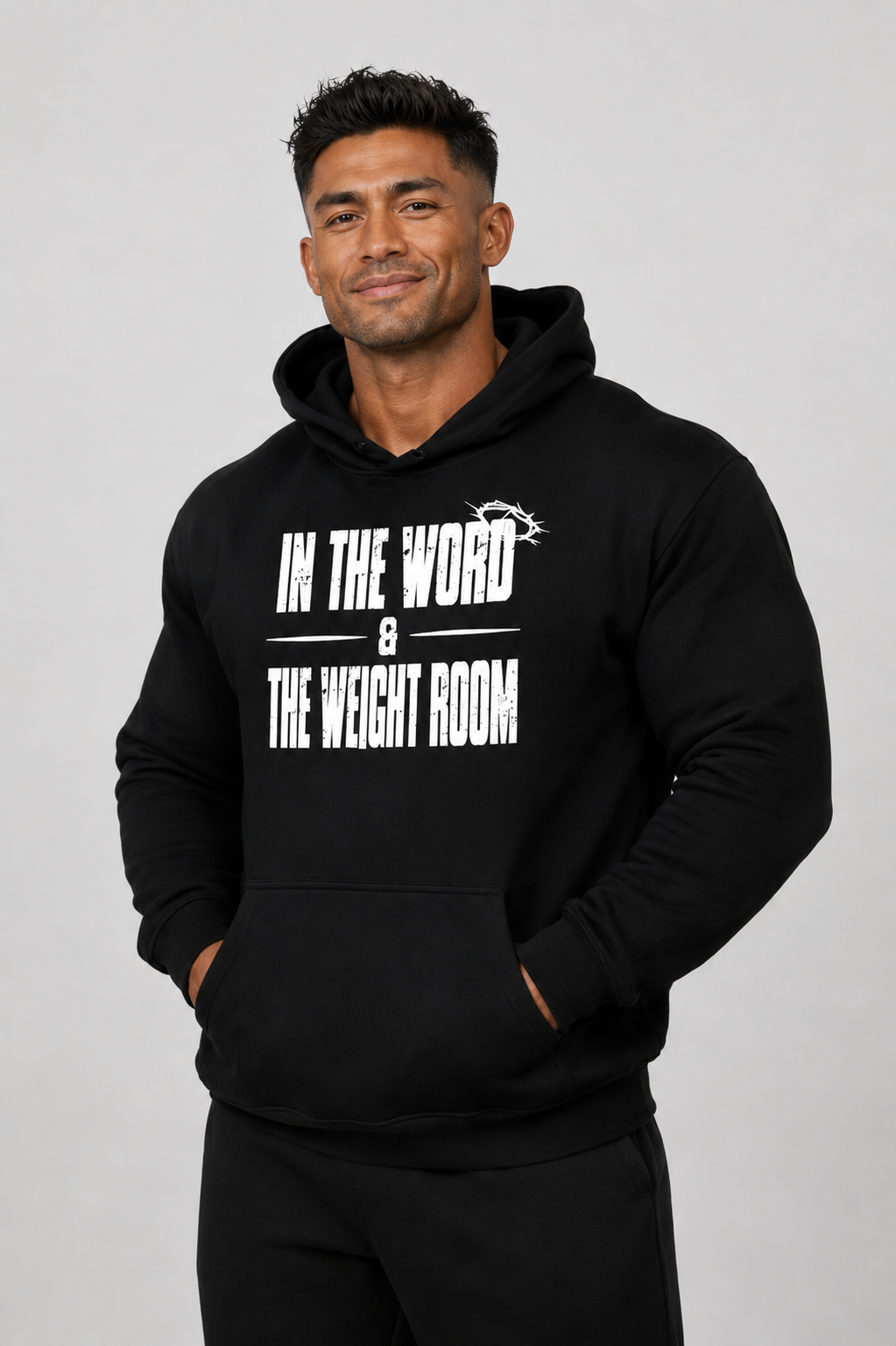 In The Word & The WeightRoom Heavyweight Hoodie
