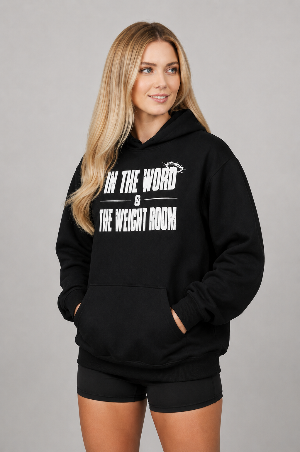 In The Word & The WeightRoom Heavyweight Hoodie