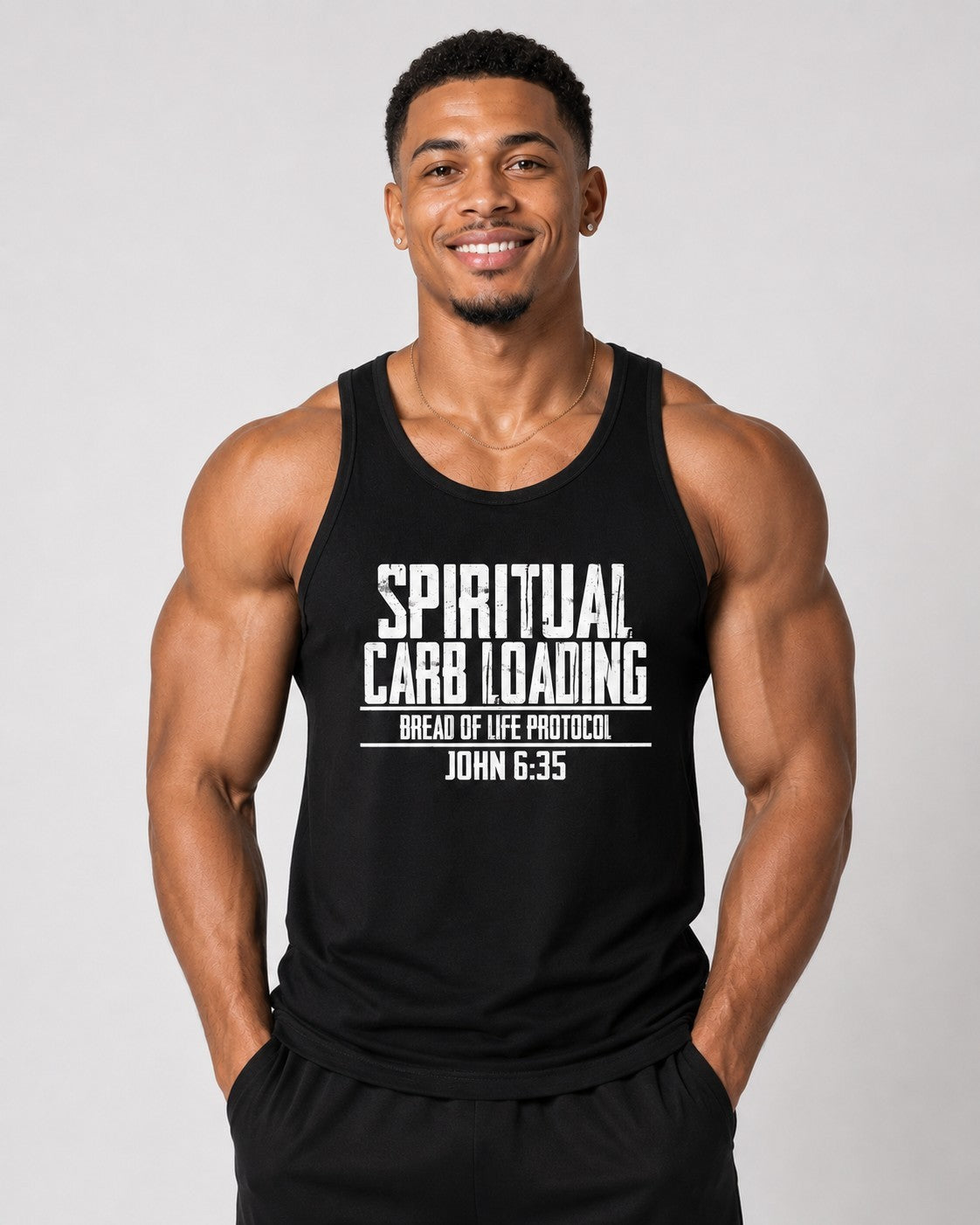 Spiritual Carb Loading Mens Tank