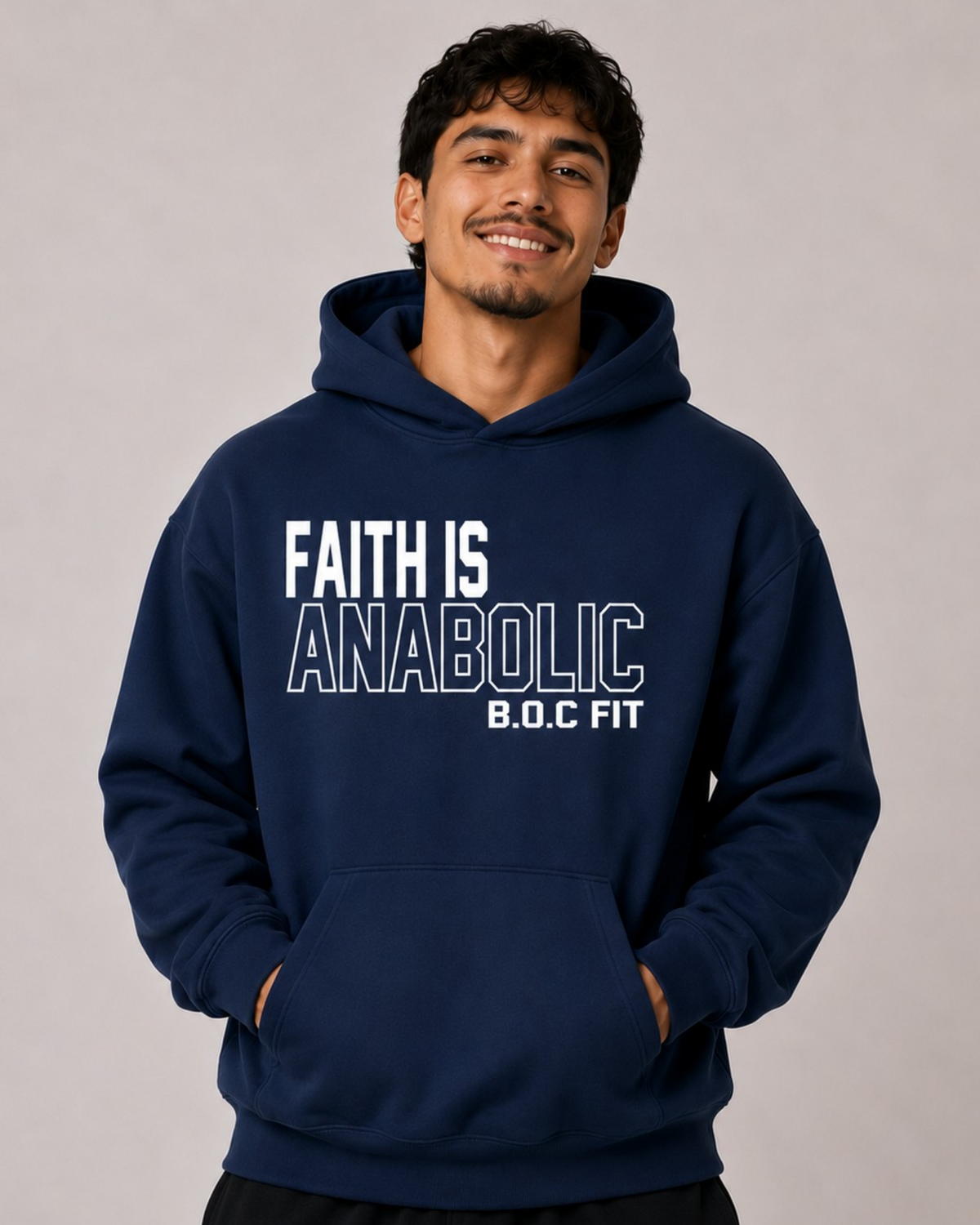 Faith Is Anabolic Heavyweight Hoodie