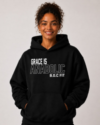 Grace Is Anabolic Heavyweight Hoodie