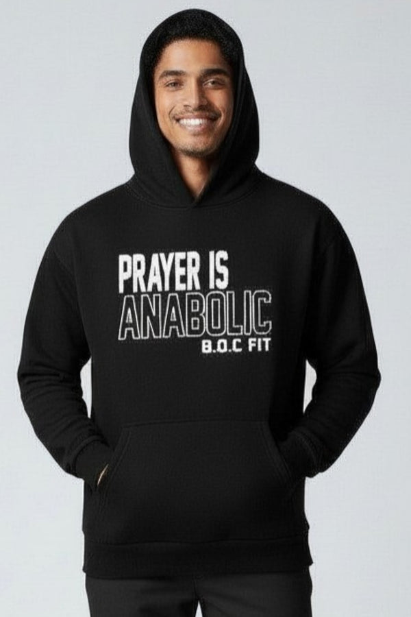 Prayer Is Anabolic Heavyweight Hoodie
