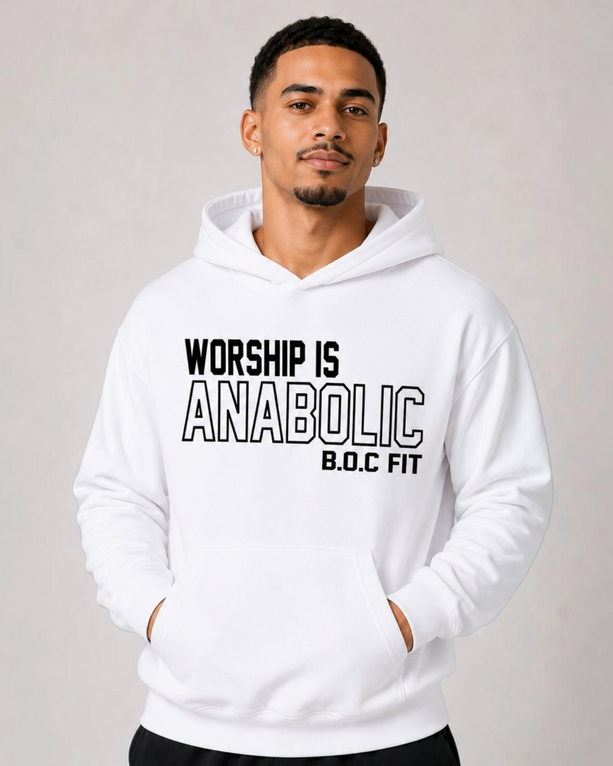 Worship Is Anabolic Heavyweight Hoodie