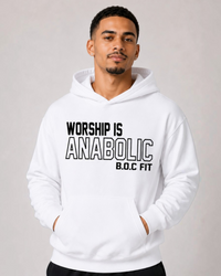Worship Is Anabolic Heavyweight Hoodie