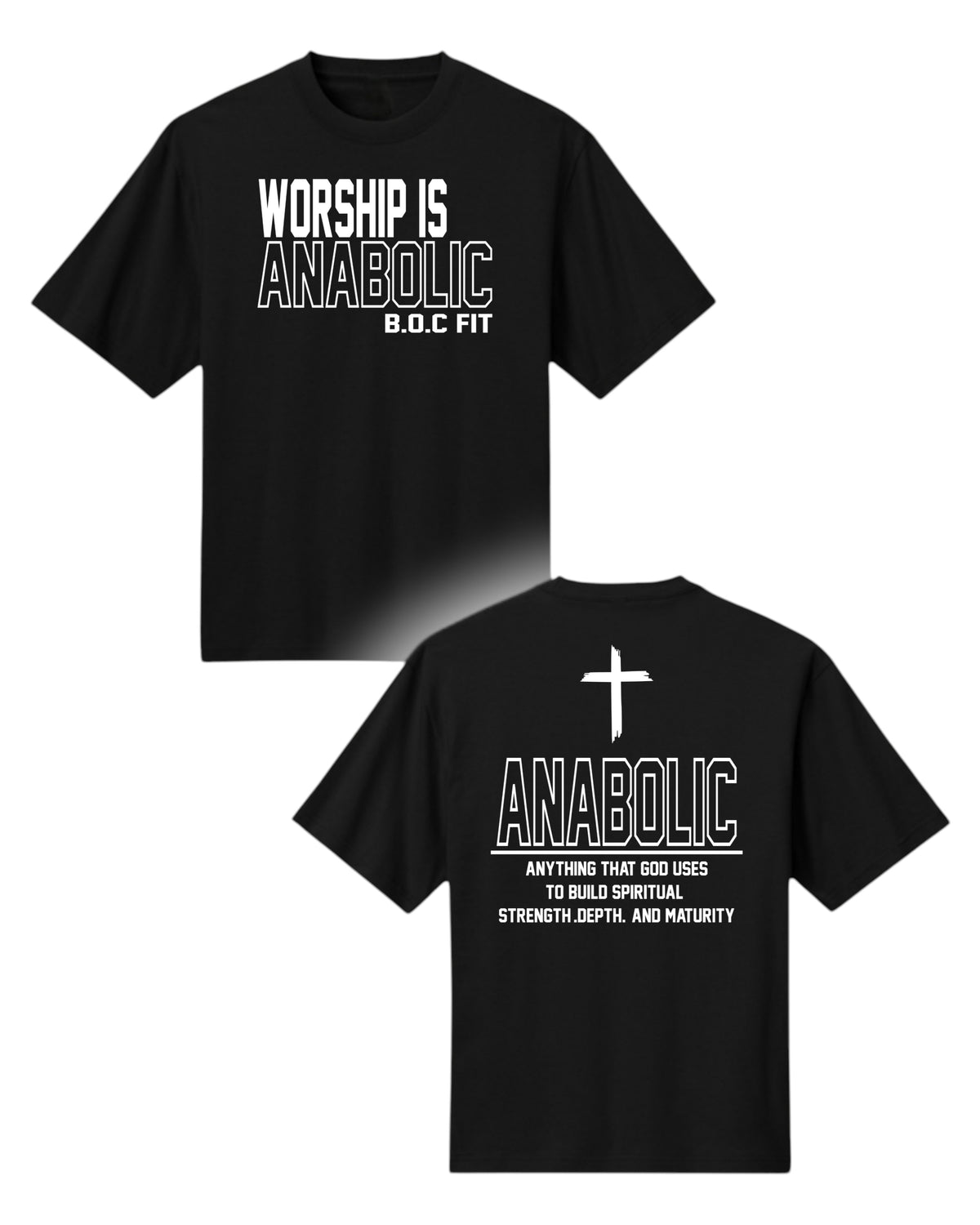 Worship Is Anabolic Oversized Tee