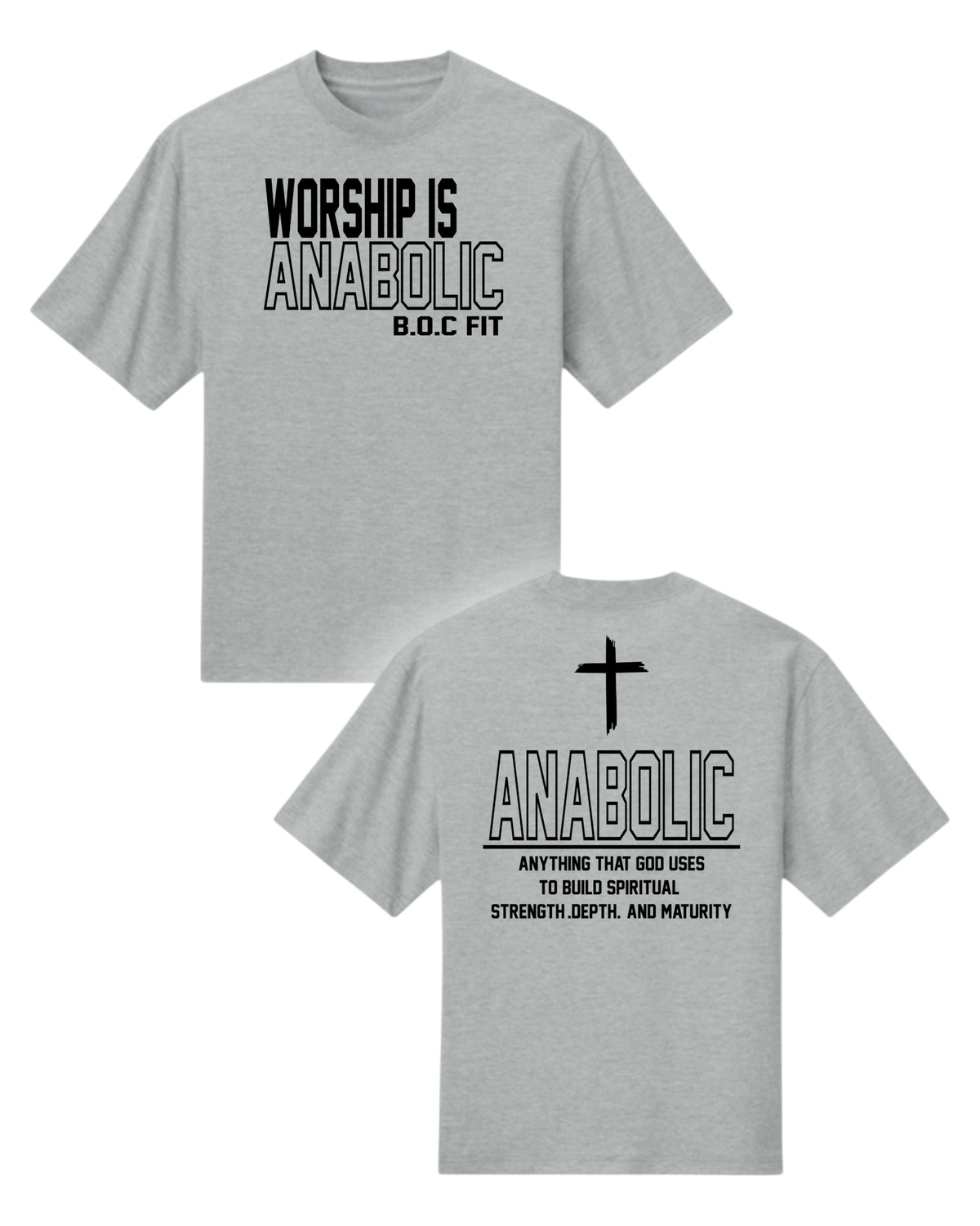 Worship Is Anabolic Oversized Tee