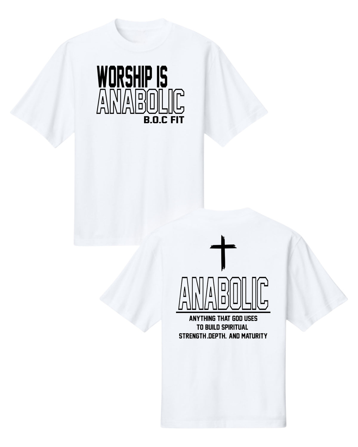 Worship Is Anabolic Oversized Tee