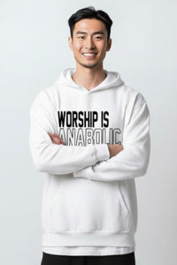 Worship Is Anabolic Heavyweight Hoodie