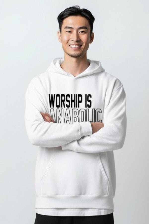 Worship Is Anabolic Heavyweight Hoodie