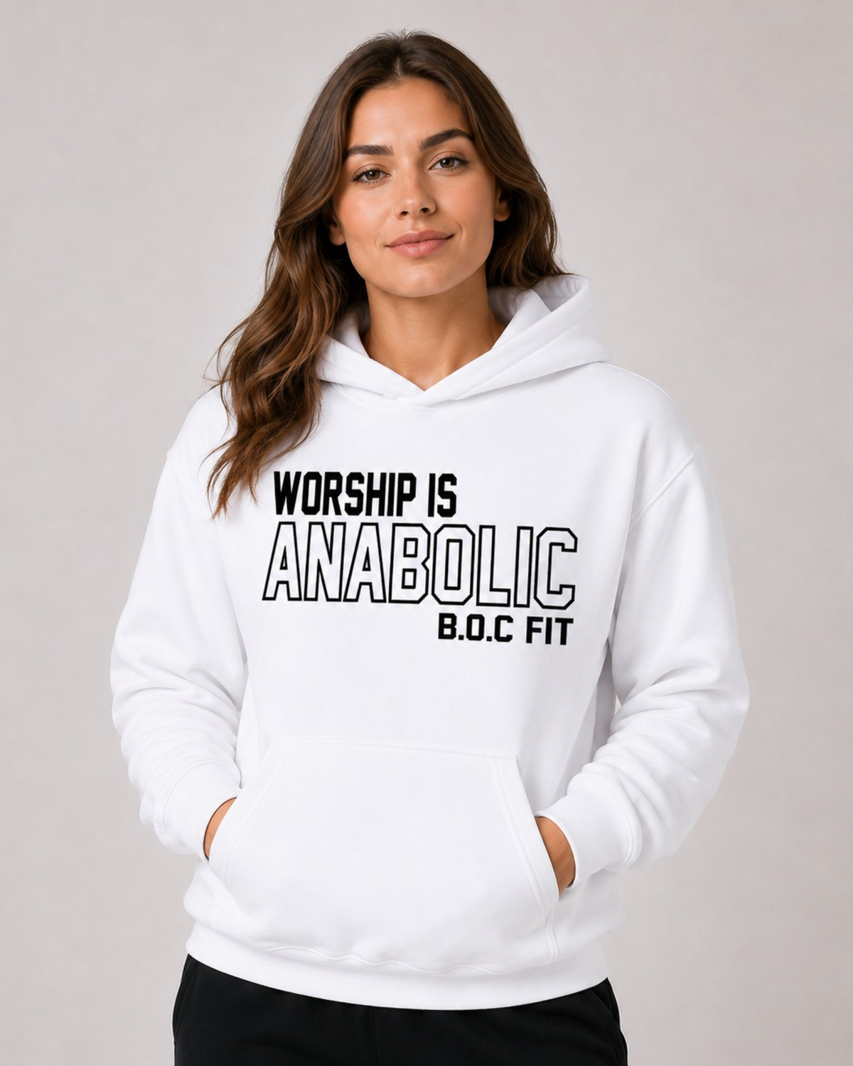 Worship Is Anabolic Heavyweight Hoodie
